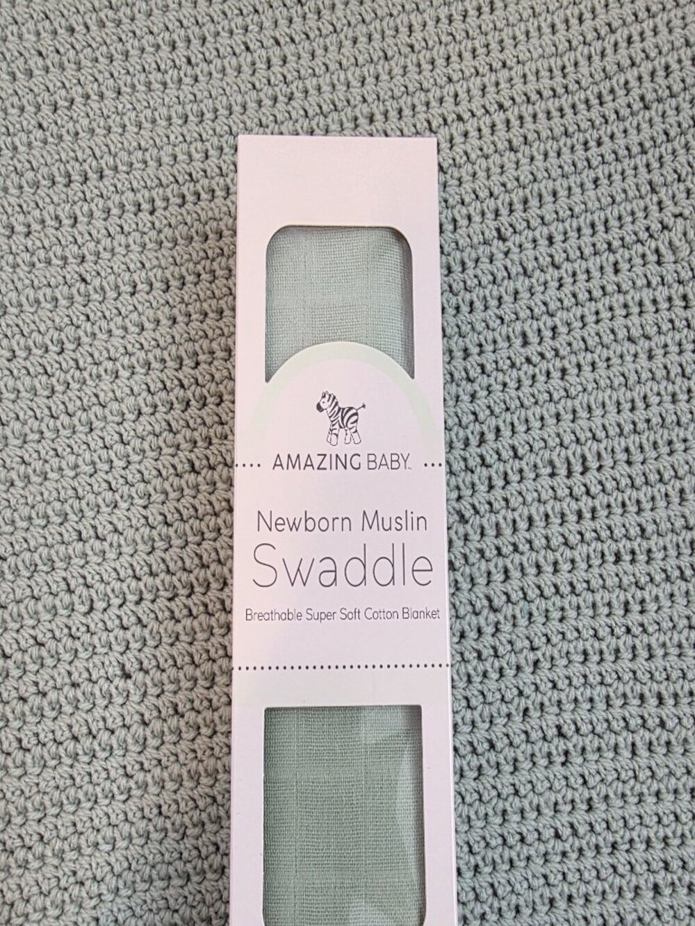 Amazing Baby Muslin Swaddle Blanket, Premium Cotton
